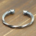 Men's Sterling Silver Horse Hoof Cuff Bracelet