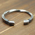 Men's Sterling Silver Horse Hoof Cuff Bracelet