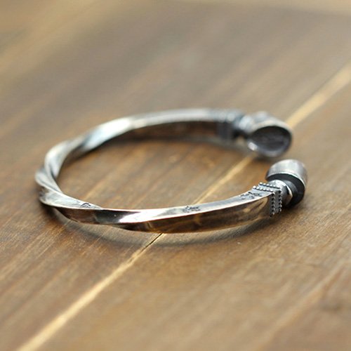 Men's Sterling Silver Horse Hoof Cuff Bracelet