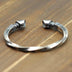 Men's Sterling Silver Horse Hoof Cuff Bracelet