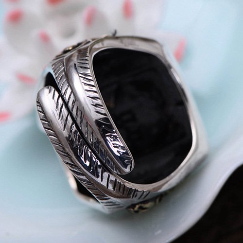 Men's Sterling Silver Indian Chief Ring