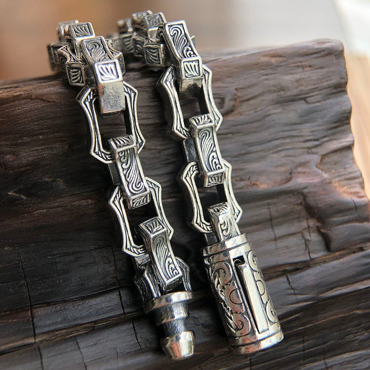 Men's Sterling Silver Ivy Link Chain Bracelet