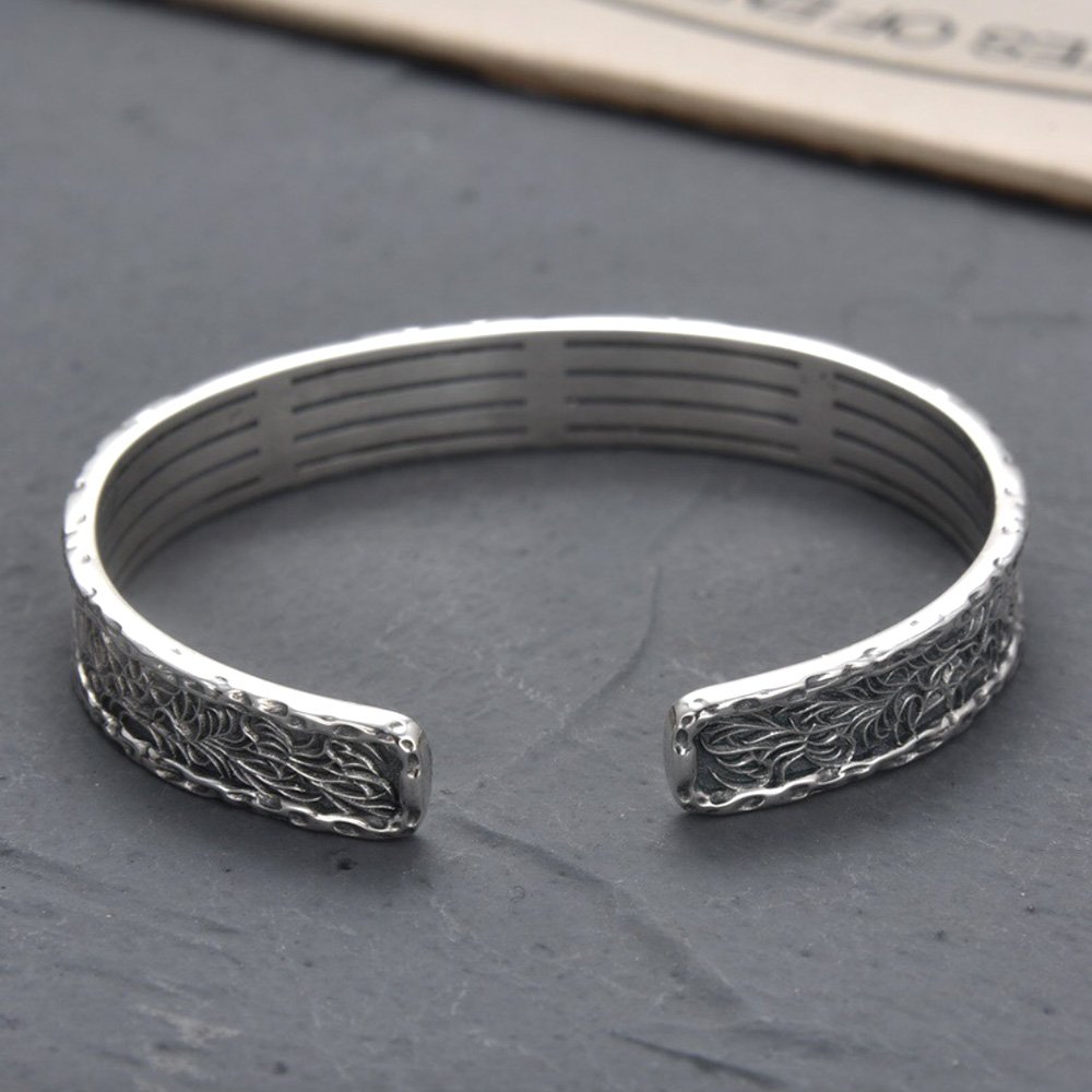 Men’s Silver Cuff Bracelets | Solid 925 Sterling Cuffs – Page 3 ...