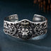 Men's Sterling Silver Lion King Cuff Bracelet