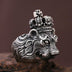 Men's Sterling Silver Lion King Ring