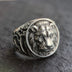 Men's Sterling Silver Lion Ring