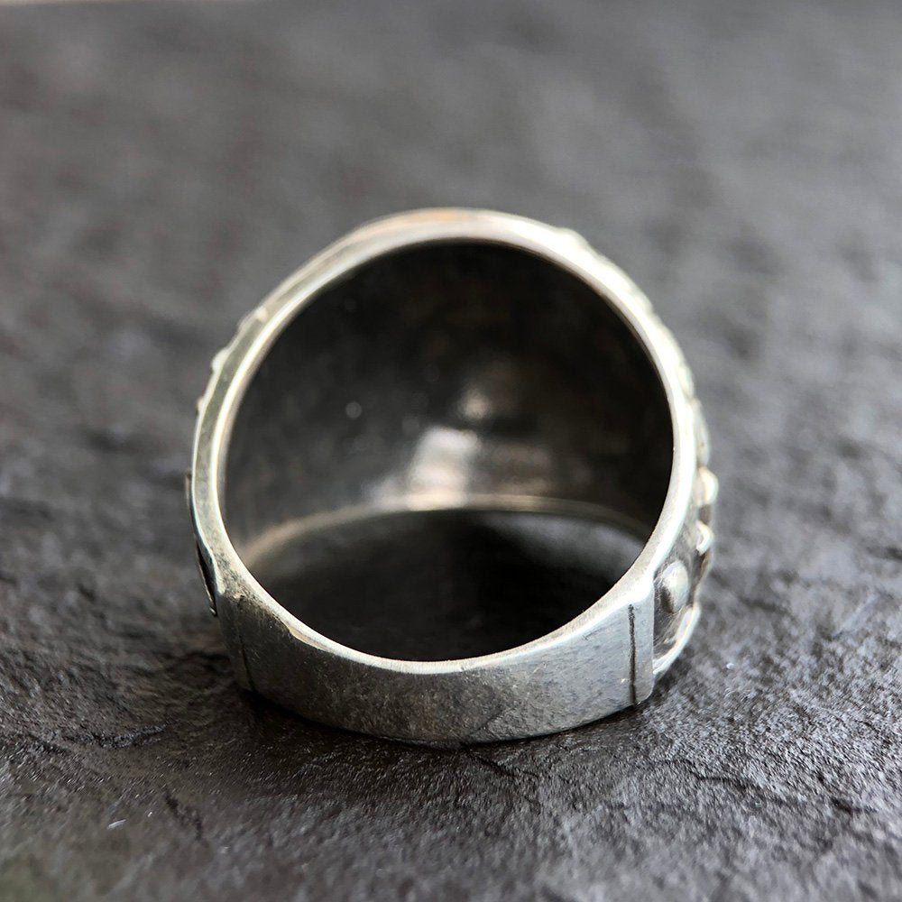 Men's Sterling Silver Lion Ring