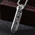 Men's Sterling Silver Lion Tag Necklace