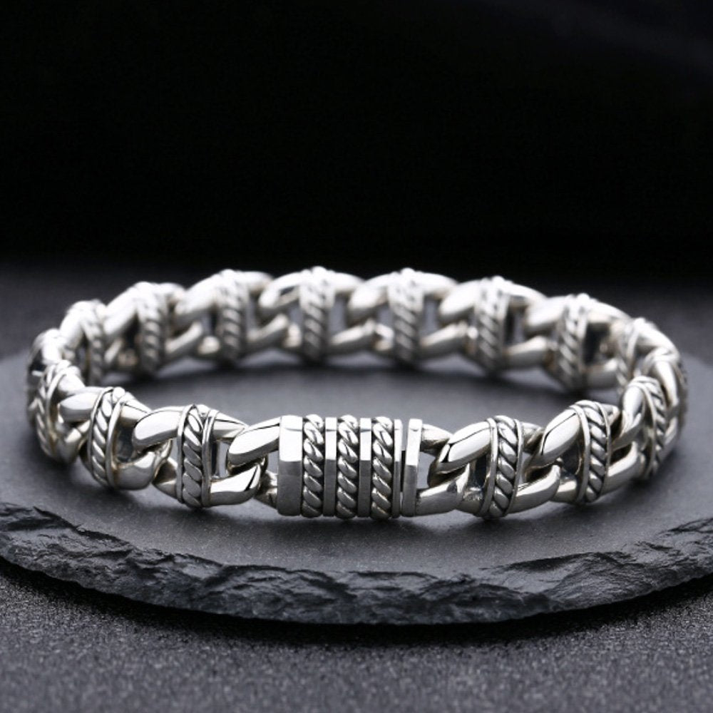 Men's Sterling Silver Mariner Chain Bracelet