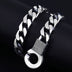 Men's Sterling Silver Minimalist Cuban Chain Bracelet