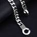 Men's Sterling Silver Minimalist Cuban Chain Bracelet