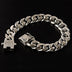 Men's Sterling Silver Plain Curb Chain Bracelet
