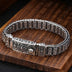Men's Sterling Silver Prayer Wheels Bracelet
