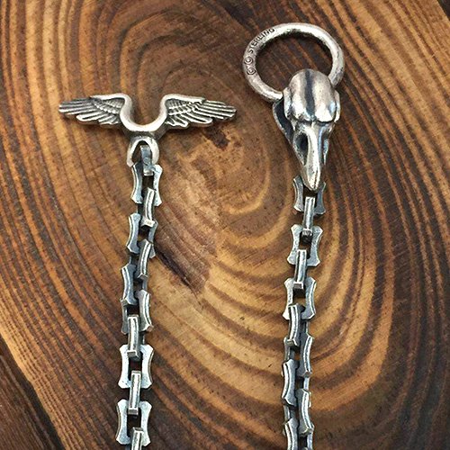 Sterling Silver Raven Skull Bracelet Sterling Silver Raven Skull Bracelet
