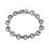 Men's Sterling Silver Rings Link Chain Bracelet