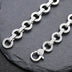 Men's Sterling Silver Rings Link Chain Bracelet