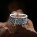 Men's Sterling Silver Rock Texture Ring