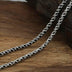 3 mm Men's Sterling Silver Rope Chain 18"-24"