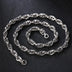6.5 mm Men's Sterling Silver Rope Chain 22”