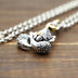 Men's Sterling Silver Scorpion Pendant Necklace