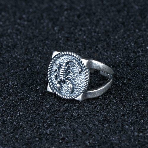 Men's Sterling Silver Scorpion Ring