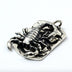 Men's Sterling Silver Scorpion Tag Necklace