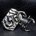 Men's Sterling Silver Scorpion Tag Necklace