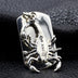 Men's Sterling Silver Scorpion Tag Necklace