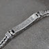 Men's Sterling Silver Six True Words Mantra Braided Bracelet