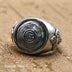 Men's Sterling Silver Six True Words Mantra Spinner Ring
