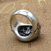 Men's Sterling Silver Six True Words Mantra Spinner Ring