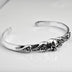 Men's Sterling Silver Skull Cuff Bracelet