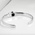 Men's Sterling Silver Skull Cuff Bracelet