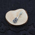 Men's Sterling Silver Skull Guitar Necklace