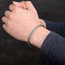Men's Sterling Silver Slim Braided Bracelet