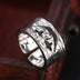 Men's Sterling Silver Smiling Clown Ring