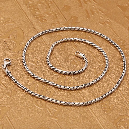 2 mm Men's Sterling Silver Snake Chain 18”-30”