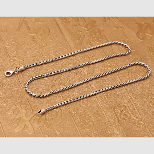 2 mm Men's Sterling Silver Snake Chain 18”-30”