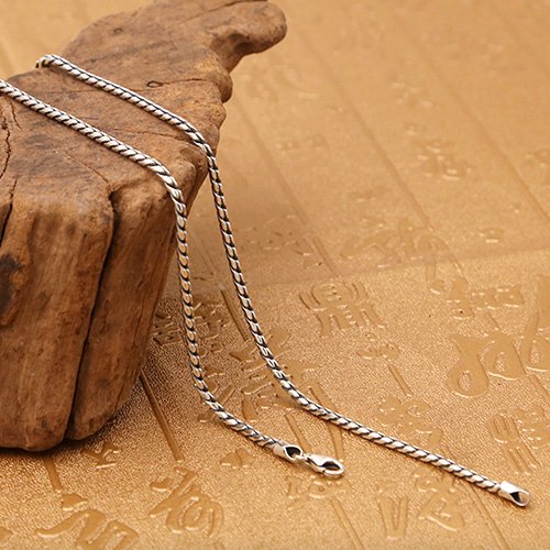 2 mm Men's Sterling Silver Snake Chain 18”-30”