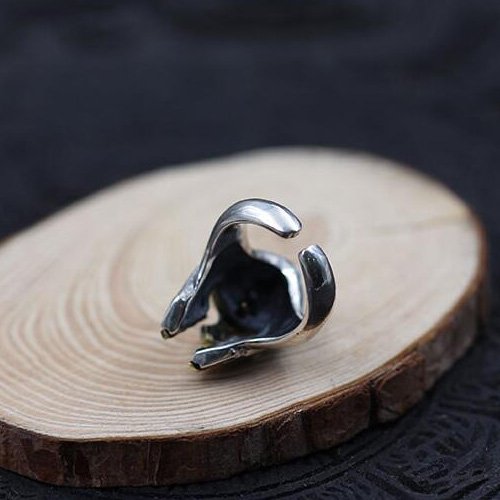 Men's Sterling Silver Spartan Helmet Ring