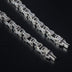Men's Sterling Silver Square links Bracelet
