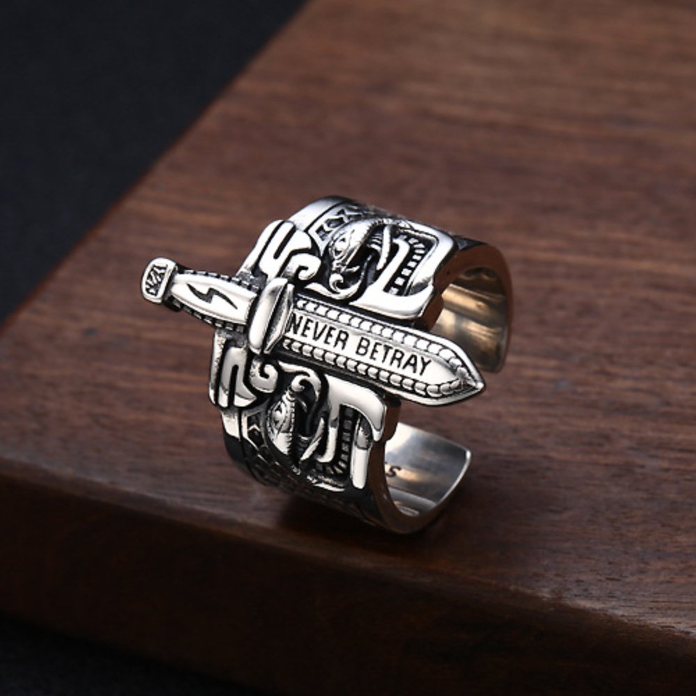 Men's Sterling Silver Sword Ring