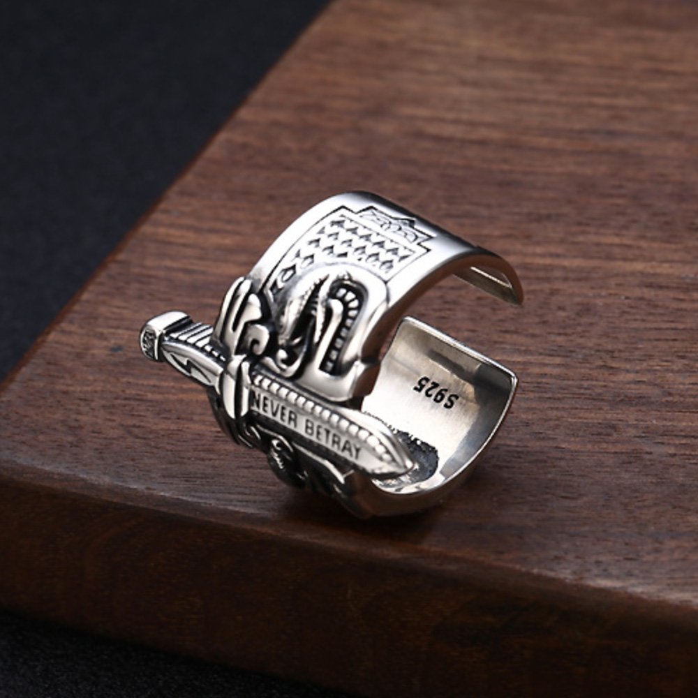 Men's Sterling Silver Sword Ring