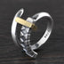 Men's Sterling Silver Sword Wrap Ring