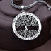 Men's Sterling Silver Tree Necklace