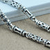 4 mm Men's Sterling Silver Tube Chain 18"-24"