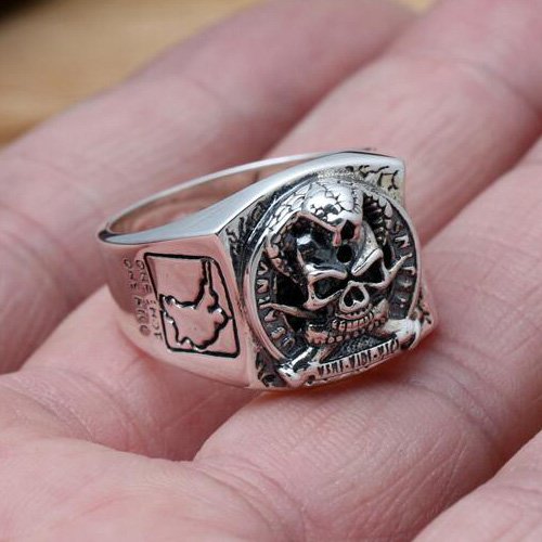 Men's Sterling Silver US Army Sniper Ring