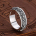 Men's Sterling Silver Vajra Spinner Ring