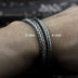 Men's Sterling Silver Wheat Chain Bracelet
