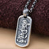 Men's Sterling Silver Zakiram Tibetan God of Wealth Necklace